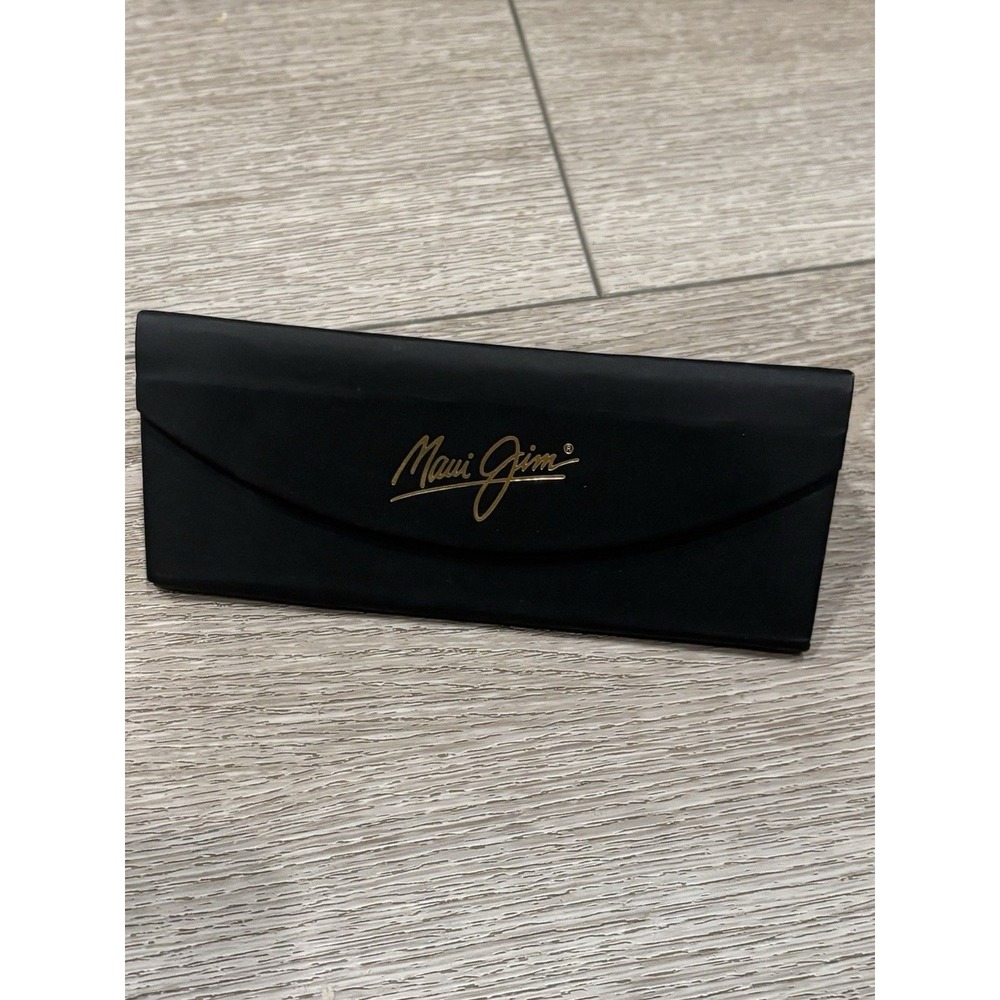 Maui Jim Black‎ Sunglasses Eye Glasses Case Triangular Foldable Magnetic